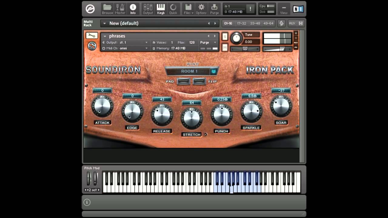 Soundiron Iron Pack 11 - Irish tin flute & synth FX for Kontakt & SFZ