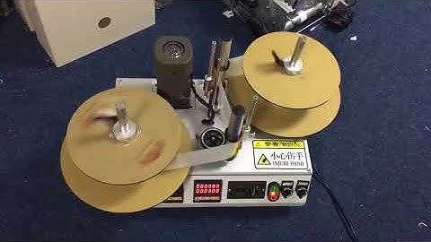Fast speed label counter -two direction rewinding and counting labels