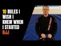 10 BJJ Rules I Wish I Knew On Day One