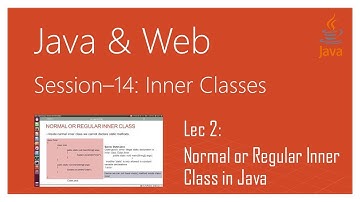 Inner (Nested) Class | #2 | Normal or Regular Inner Class in Java