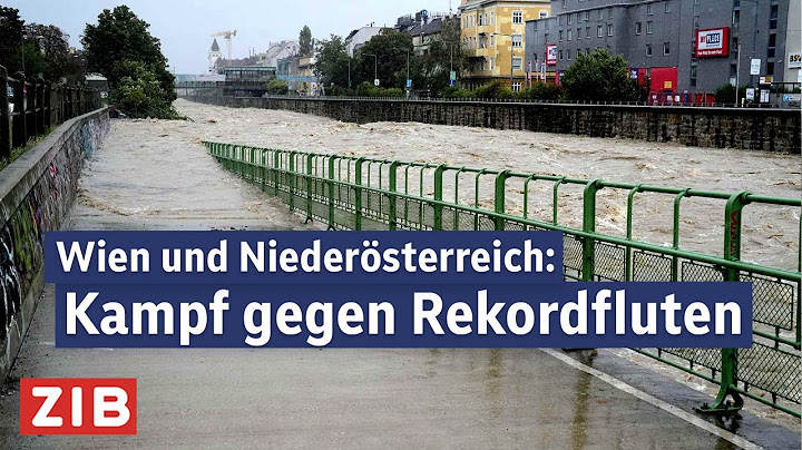 Hochwasser in Wien und Niederösterreich: Kampf gegen Rekordfluten | ZIB2 vom 16.09.2024