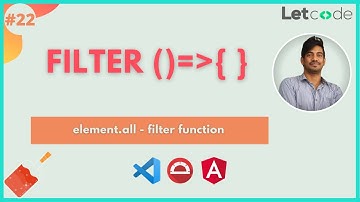 How to use Filter function? | Protractor Tutorial | LetCode