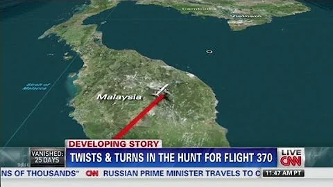 Timeline of the hunt for Flight 370
