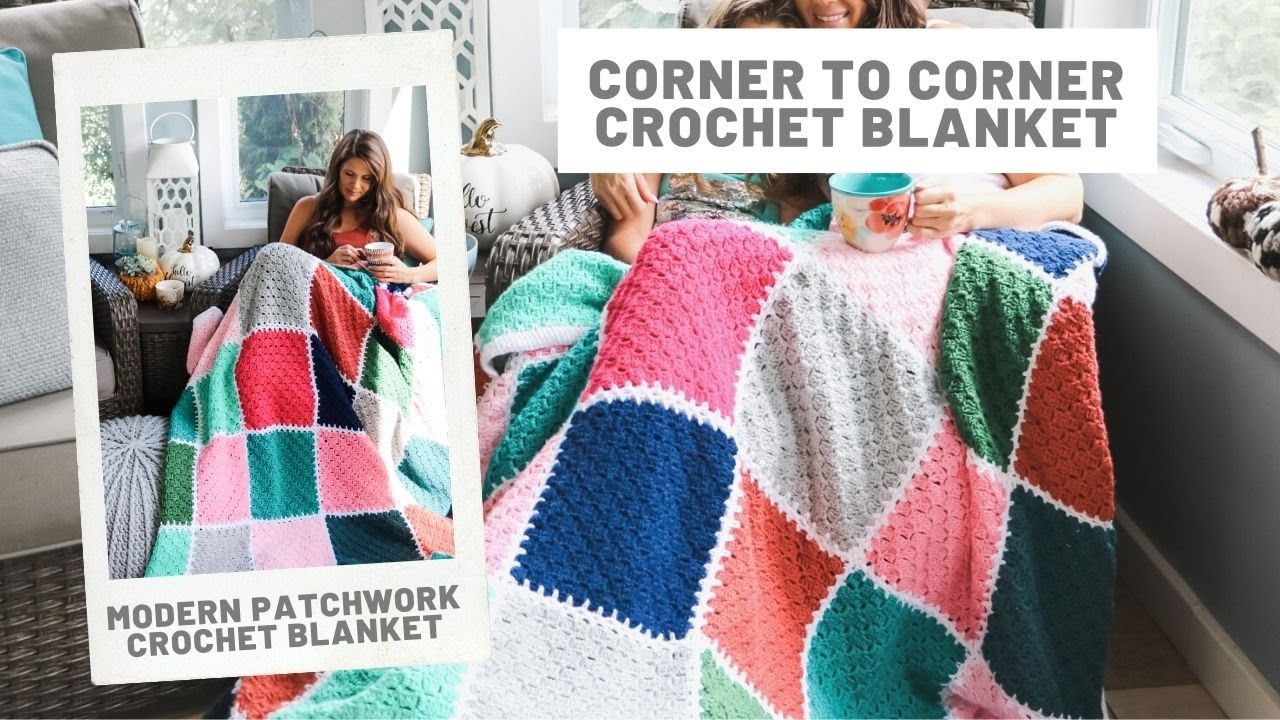 7+ Crochet Patchwork Blankets - Free Patterns