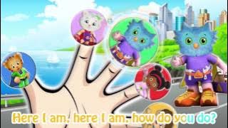 Daniel Tiger Neighborhood and Super Why in Funny Cinema Finger Family | Nursery Rhymes For