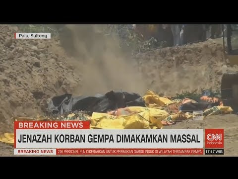 Ini Pemakaman Massal Jenazah Korban Gempa Palu