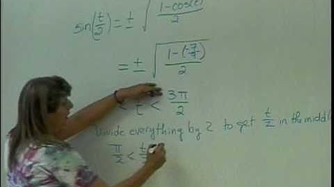Double Angle and Half Angle Formulas (part 3)