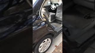 How to open a car door that is stuck closed