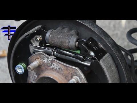 REAR BRAKES DRUM SYSTEM Pt2 2010 Nissan Versa VLOG 2019