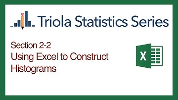 Excel Section 2-2: Using Excel to Construct Histograms