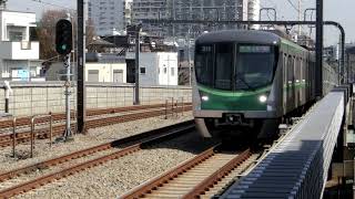 東京メトロ16000系（16109F）　準急成城学園前行き通過　梅ヶ丘にて