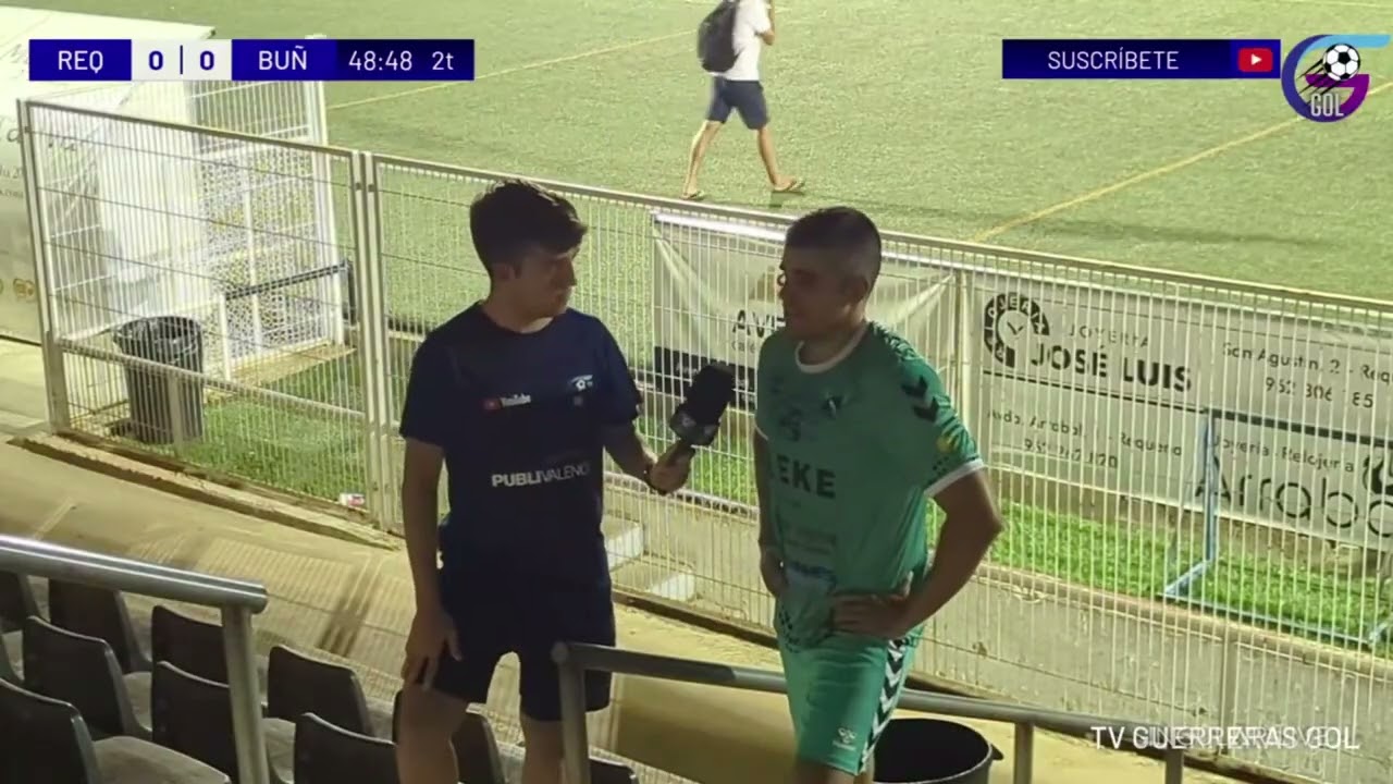 ENTREVISTAS AMISTOSO SC Requena 0-0 CD Buñol