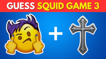 Guess The Squid Game Character By Emoji! | Squid Game Season 3 Quiz | Player 456, Player 222