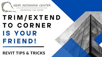 Trim/Extend to Corner is Your Friend | Revit Tips & Trick | Nemi Designing Center | #revittrimextend