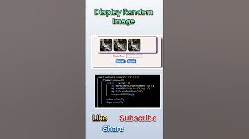 Display Random Image #shortsvideo #short #webdevelopment