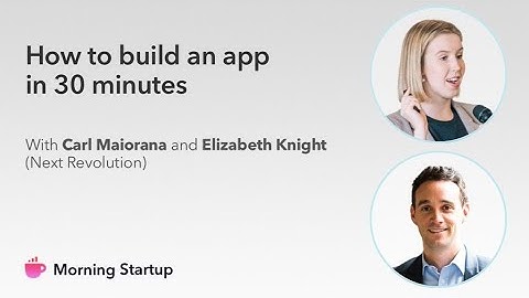 How to build an app in 30 minutes with no code