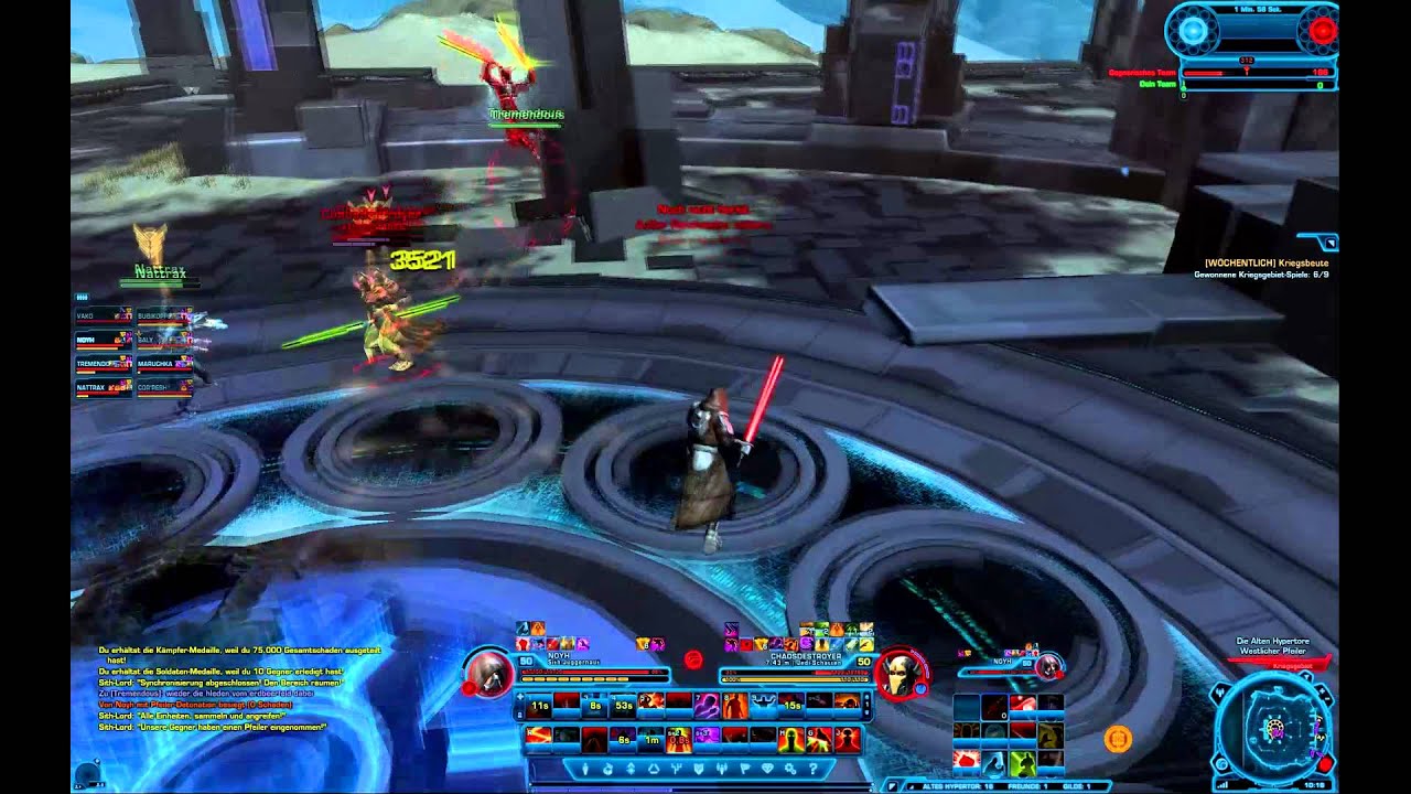 SWTOR - Rage Juggernaut PvP - 4.0 [Sua'thez Twink] - YouTube