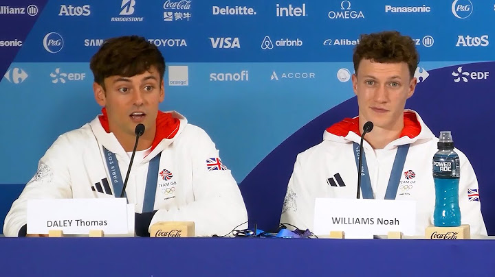 Tom Daley and Noah Williams 10m synchronised SILVER winning press conference 🥈🗼 Paris 2024 Olympics
