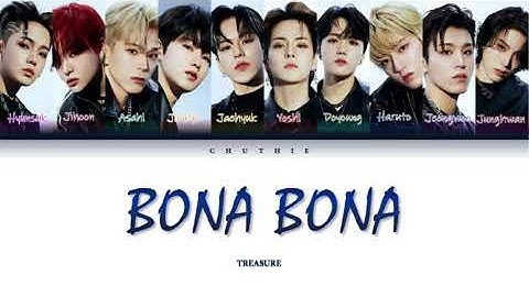 TREASURE 트레저 " BONA BONA" Lyrics [ Color Code Lyrics/Han/Rom/Eng ]