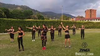 LA MITAD by Nacho y Carlos Vives ... Coreografía zumba Fitness Resimi