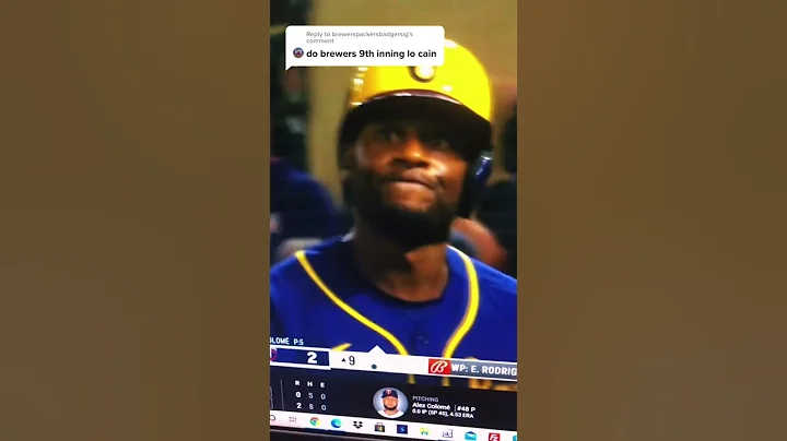 Craig counsel has the greatest reactions when the umpire cheats The Milwaukee Brewers #shorts