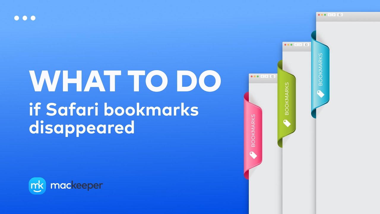 safari all bookmarks gone