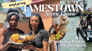 Trying Jamestowns Viral Kenkey House Ghanaian Street Food Unexpected Fishing Boat Ride In Accra