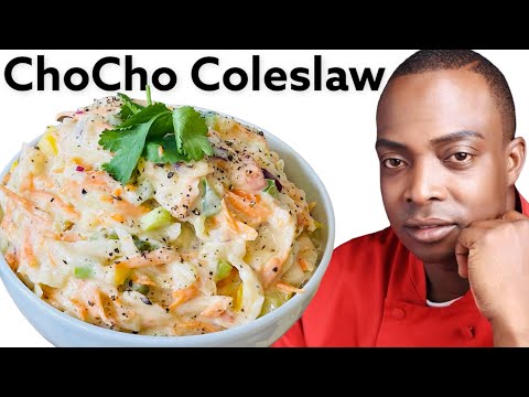 Jamaica Cho Cho Coleslaw. New Recipe For Summer | Chef Ricardo Cooking