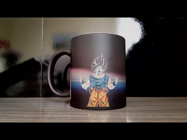 Caneca de Porcelana Dragon Ball Z Com Nome Super Saiyajin