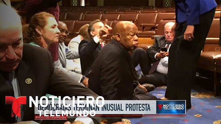 Demócratas ponen fin a su inusual protesta | Noticiero | Noticias Telemundo