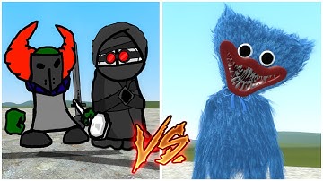 TRICKY THE CLOWN vs HUGGY WUGGY Strength Comparison - GarrysMod Sandbox