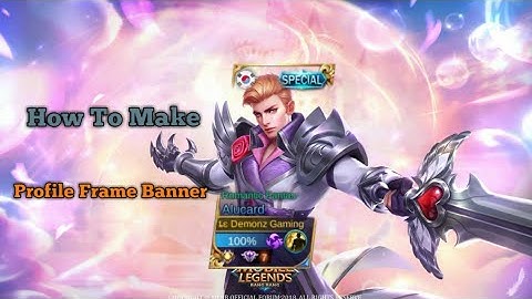 How To Make Profile Frame Banner of Skins || Mobile Legends Bang Bang || Demonz Gaming YT