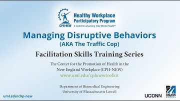 Group Facilitation - Managing disruptions