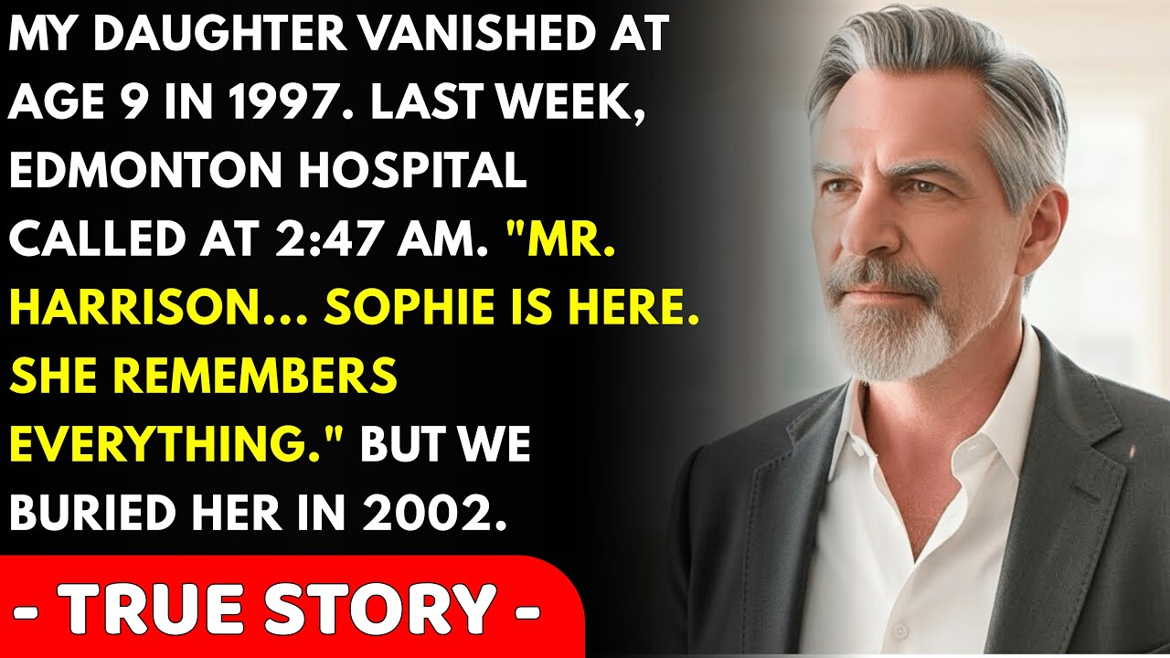 My DAUGHTER Vanished 27 Years Ago… Last Week Edmonton Hospital Called At 2AM: 'Mr. Harrison, Soph