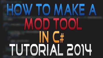 HOW TO MAKE A MOD (RTM) TOOL IN C# | TUTORIAL | 2014