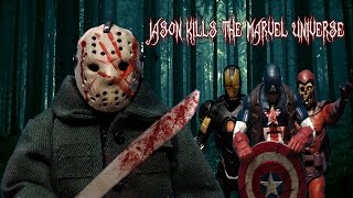 Jason Voorhees vs. Marvel (Stop Motion)