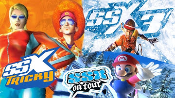 SSX Tricky + SSX 3 + SSX On Tour Snowboarding Nintendo Gamecube Emulation Forgotten Favorites Ep 17