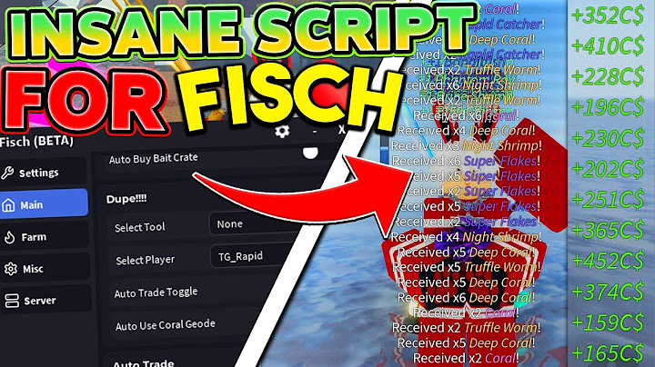 The *BEST* Script/Hack GUI For Fisch (Roblox Fisch Script)