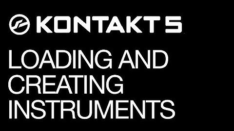 NI Kontakt - Features Review - pt 4 - Loading & Creating Instruments - How To Tutorial