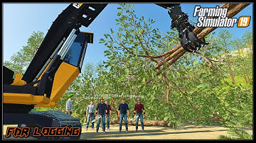 Some Sideways Skidding! - Logging Crew 109 - Farming Simulator 2019 - FDR Logging