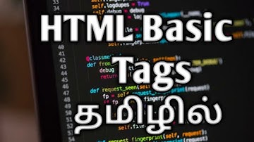 HTML basic Tags in Tamil || Shine Spot Tech || HTML part-2