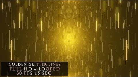 Golden Glitter Lines | Motion Graphics - Videohive template