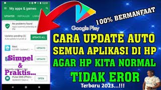 Cara Update Aplikasi Di Android Dengan Mudah @jeftutor3845 screenshot 3