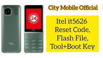 Itel it5626 Reset Code,Flash File,Tool+Boot Key