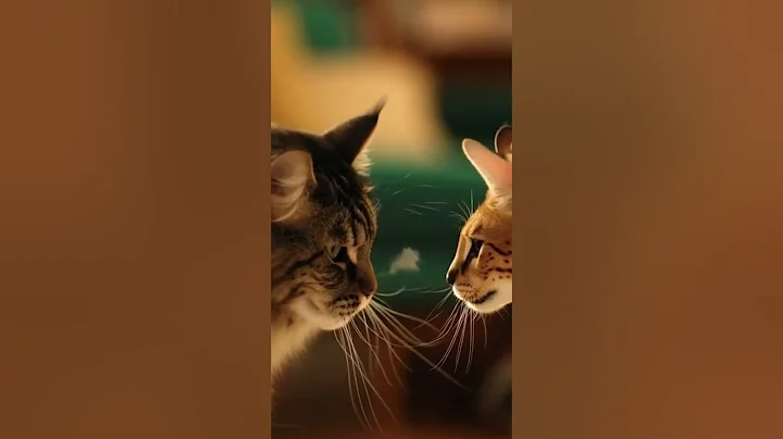 Video 11753971: cat fight maine coon, savannah cat fight, cat vs maine coon