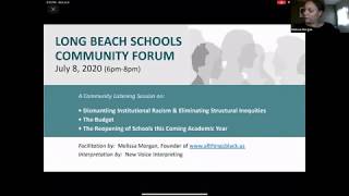 Long Beach Schools Community Forum