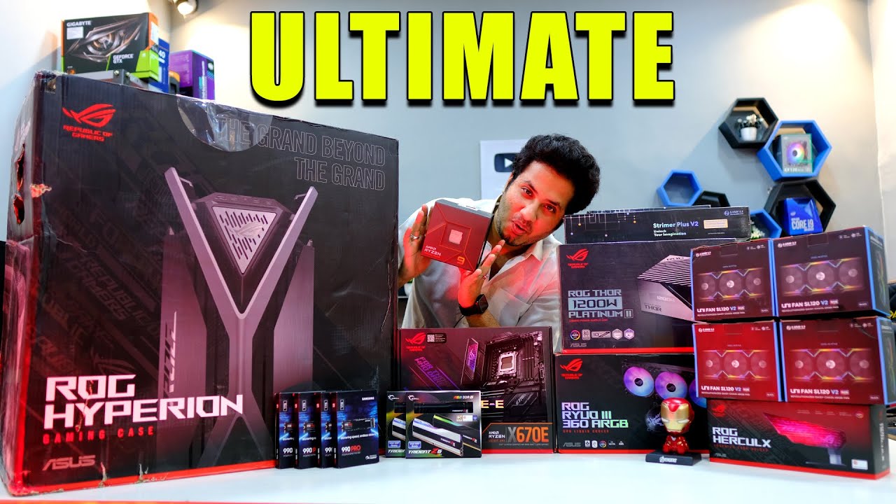 Ultimate ROG Theme Gaming PC under 3 Lakh