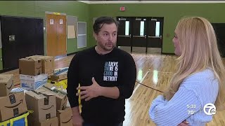 Social media video results in hundreds of donations for Detroit middle school