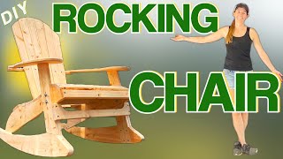 Build An Adirondack Rocking Chair | DIY Templates!