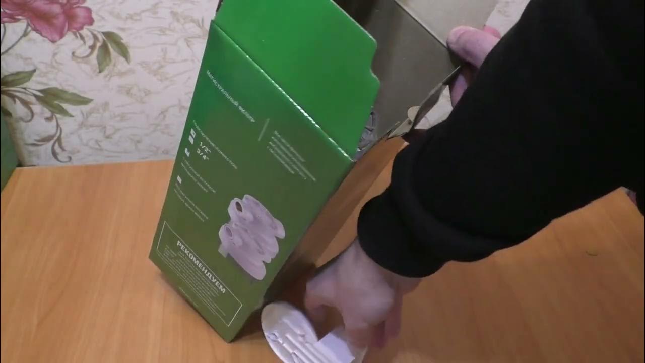 Корпус для магистрального фильтра Гейзер Гарант 10SL 1/2" распаковка ...